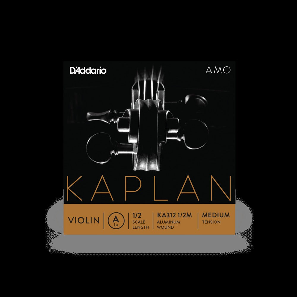Kaplan Amo Violin String Set, 1/2 Scale, Medium Tension