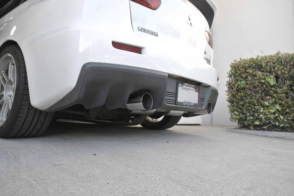 Megan Racing Catback Exhaust | 2008-2015 Mitsubishi Evo X (LW-CBS-MLE08X)