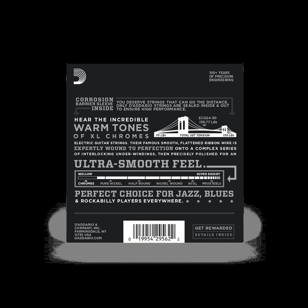 11-50 Jazz Light, XL Chromes Electric Guitar Strings