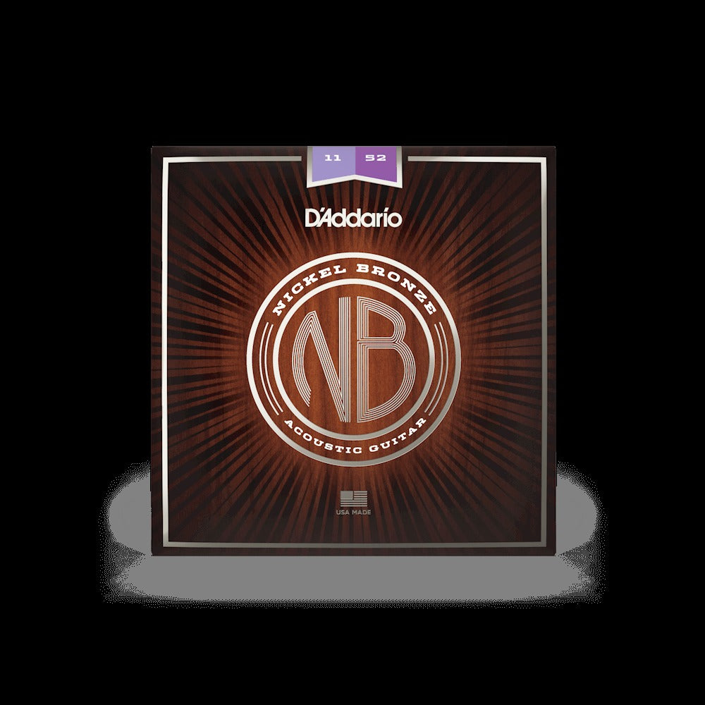11-52 Custom Light, Nickel Bronze Acoustic Guitar Strings