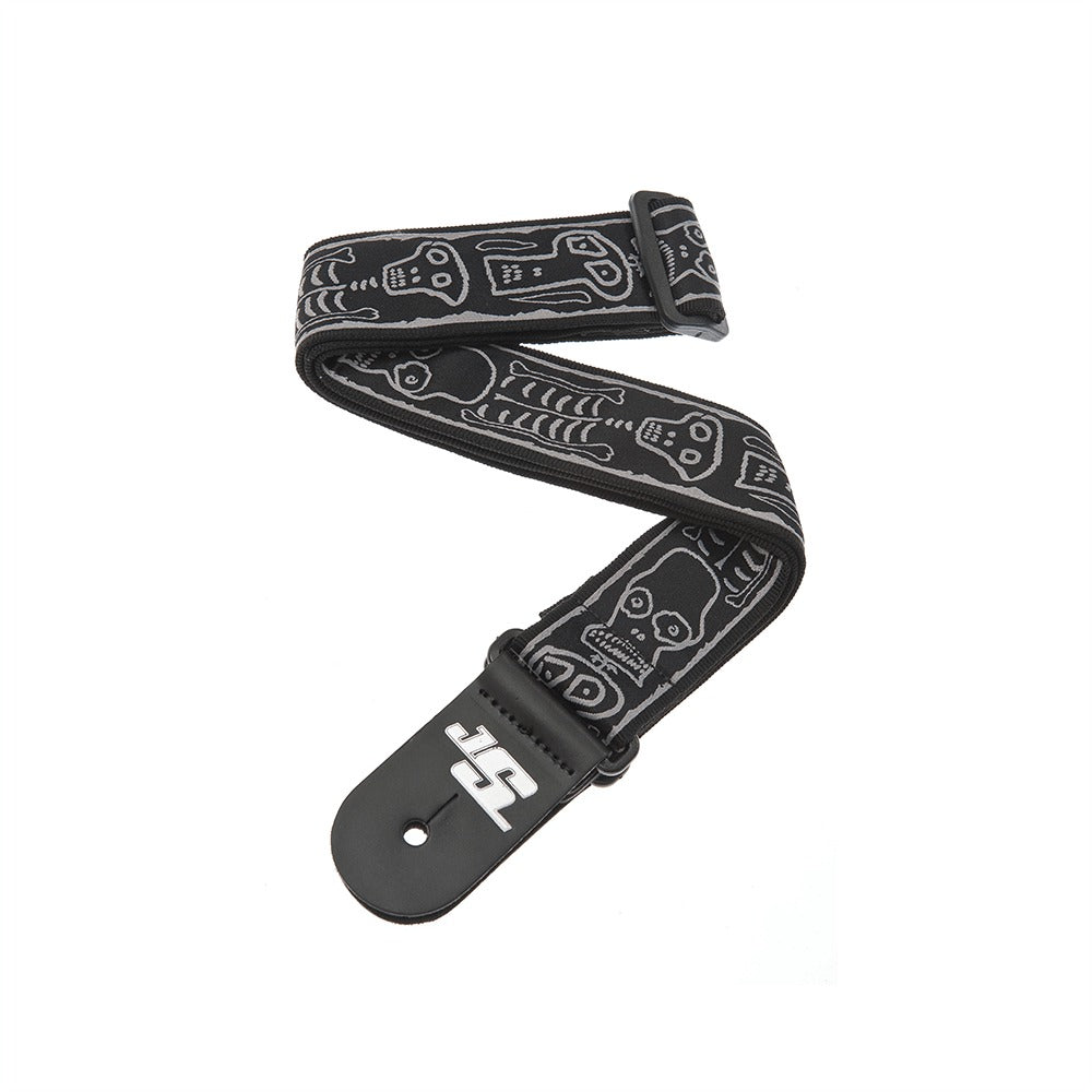 Joe Satriani Guitar Strap, Skull n' Bones