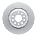 R1 Concepts Front Drilled & Slotted Carbon Coated Brake Rotor Set | 2015-2019 VW Golf R (WBPN1-73026)