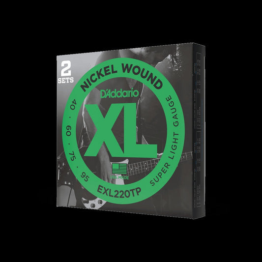 40-95 Super Light, Long Scale, XL Nickel Bass Strings