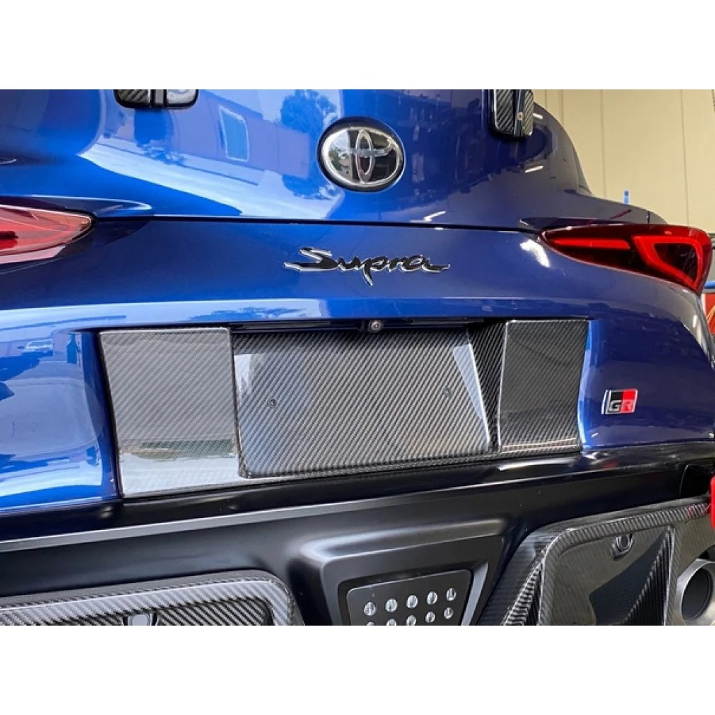 APR Performance Carbon Fiber License Plate Backing | 2020-2023 Toyota GR Supra (CBX-SUPRALIC)