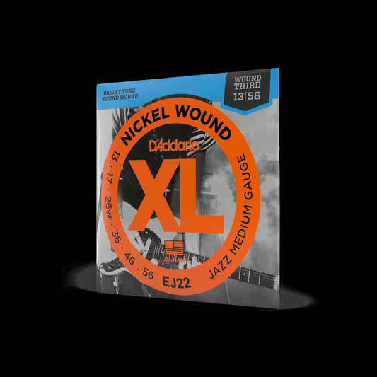 13-56 Jazz Medium, XL Nickel Electric Guitar Strings