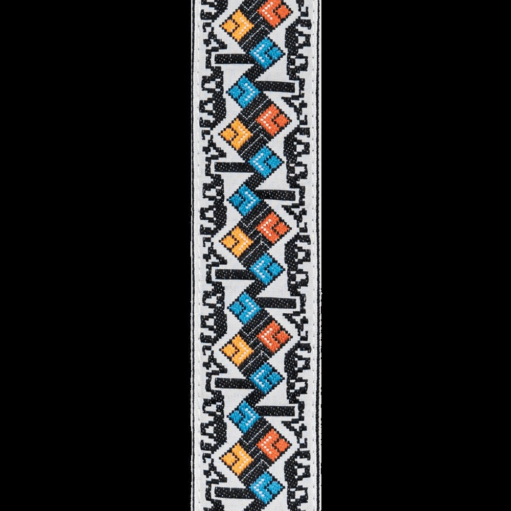 Eco Woven Guitar Strap, White