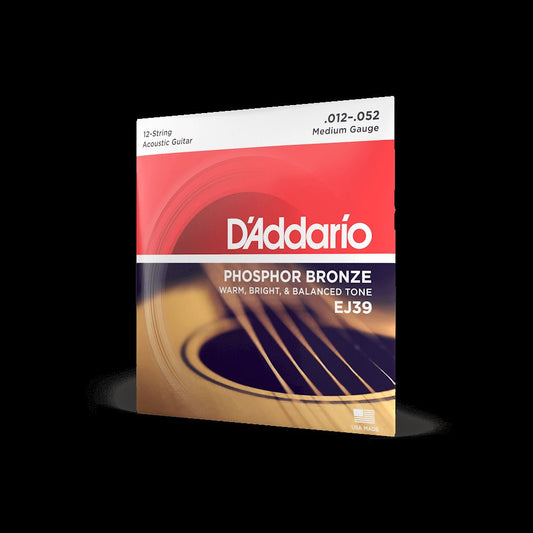 12-52 Medium 12-String, Phosphor Bronze Acoustic Guitar Strings