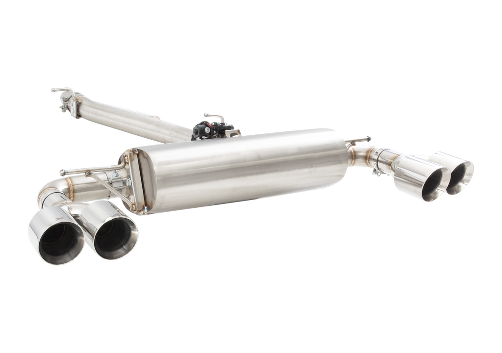XForce Varex Valved Cat-Back Exhaust System | 2022+ Volkswagen Golf Mark 8/8.5 R (ESVGR8HVKCS)