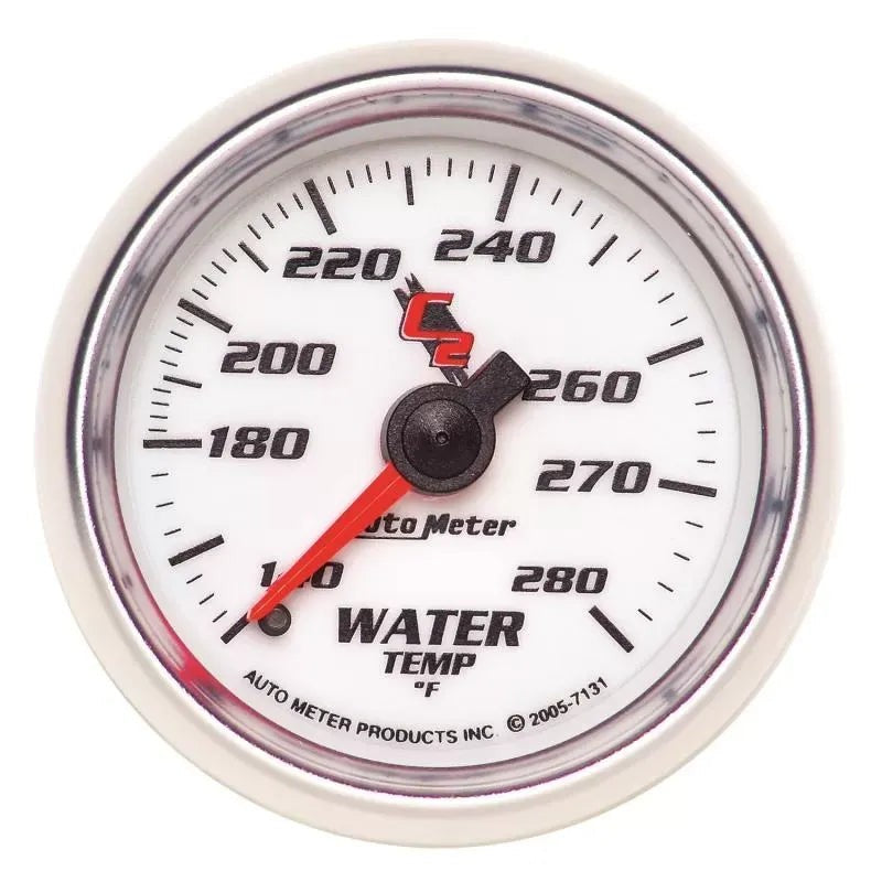 Autometer 2-1/16" 140-280 °F Water Temperature Gauge C2 | Universal (7131)