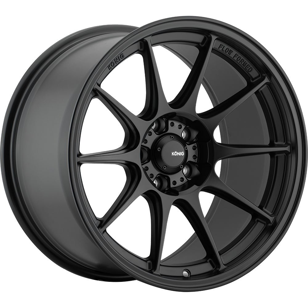 Konig Dekagram Matte Black 15x8 | 4x100 (DK85100255)