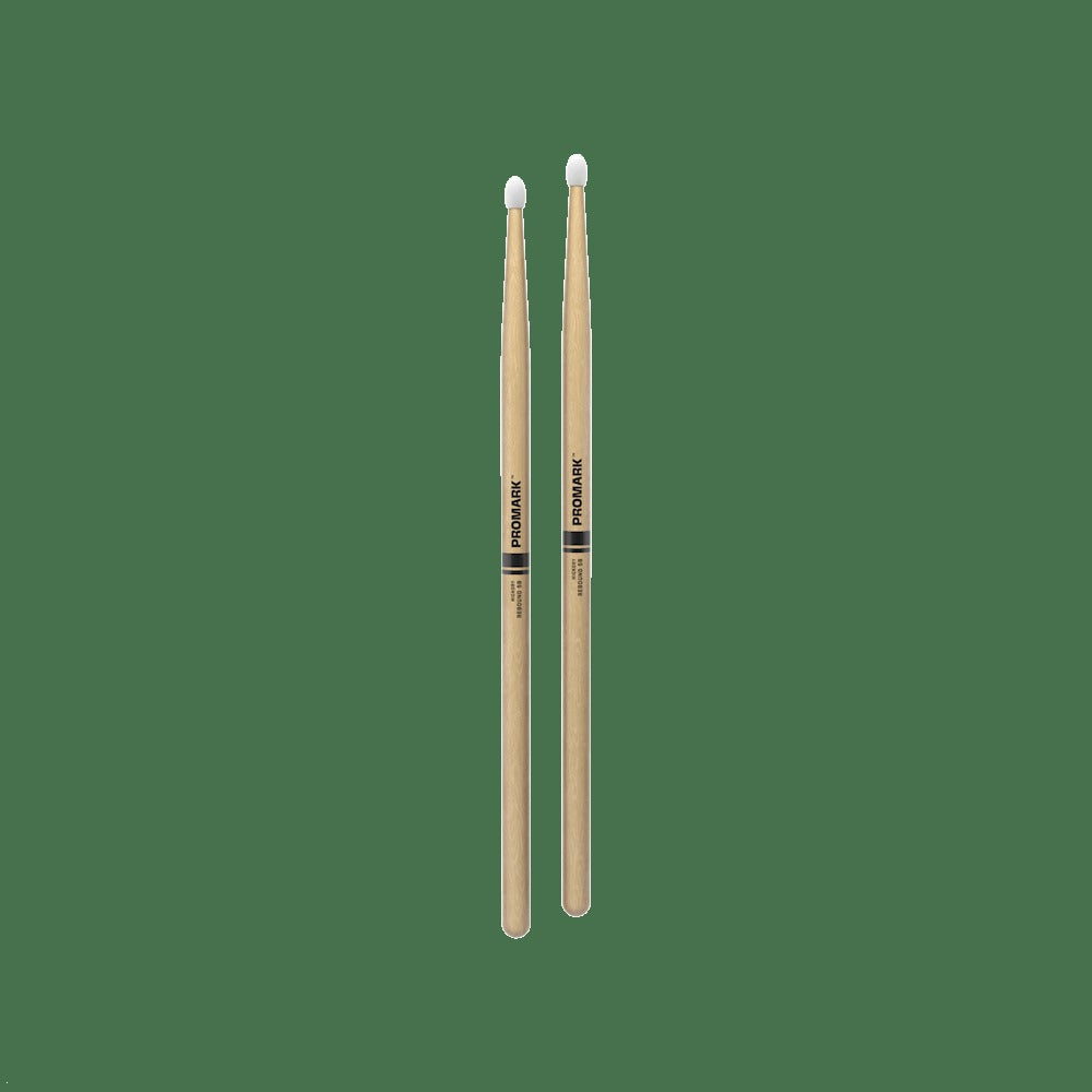 Rebound 5B Hickory Drumstick, Oval Nylon Tip