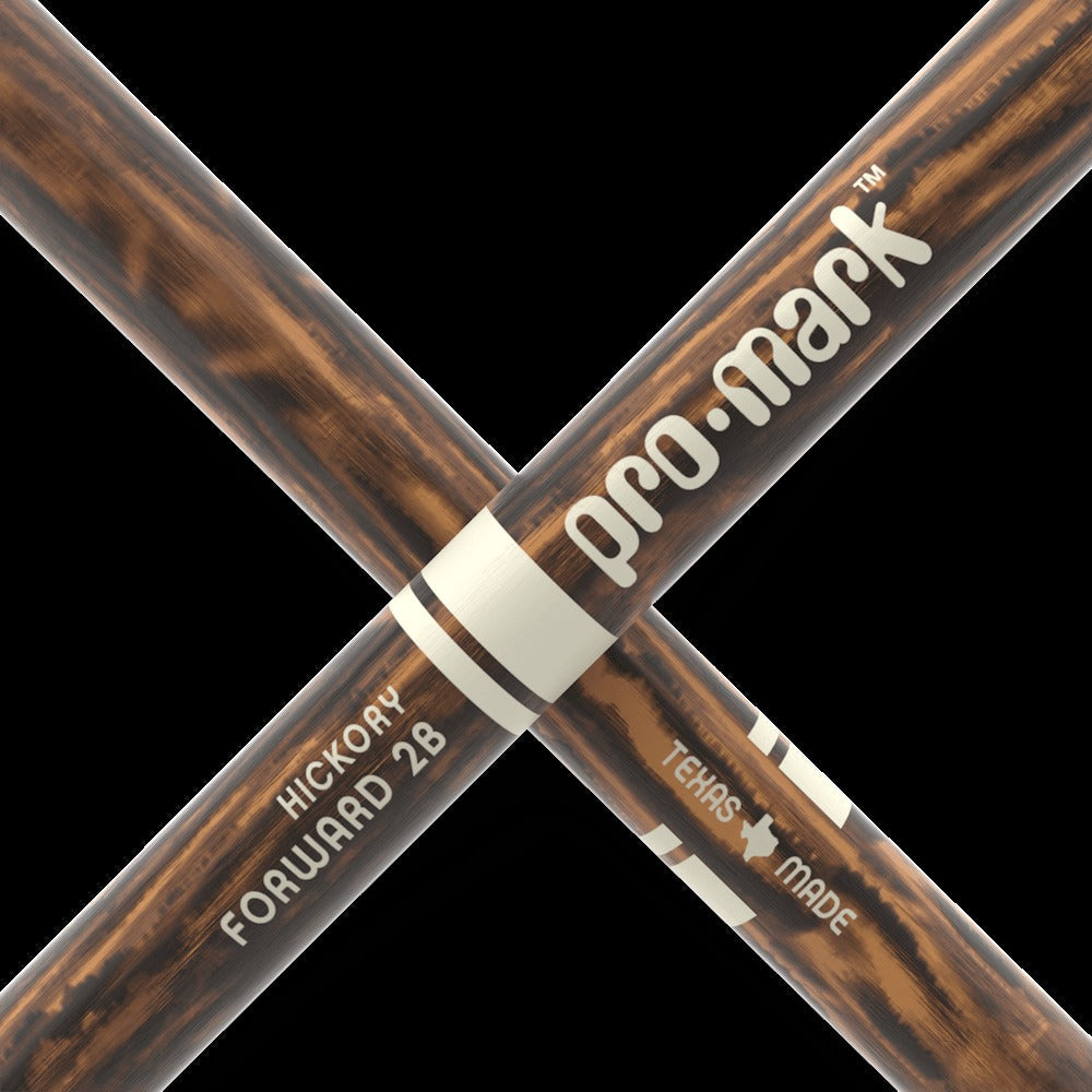 Classic Forward 2B FireGrain Hickory Drumstick, Oval Wood Tip