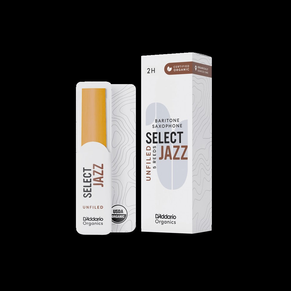 Organic Select Jazz Unfiled Baritone Saxophone Reeds