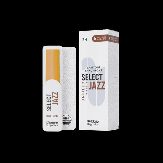 Organic Select Jazz Unfiled Baritone Saxophone Reeds