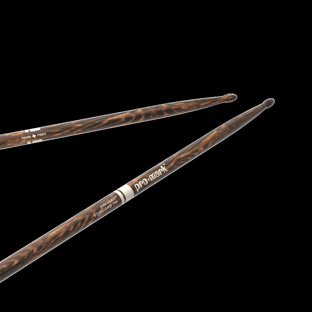 Classic Forward 7A FireGrain Hickory Drumstick, Oval Wood Tip