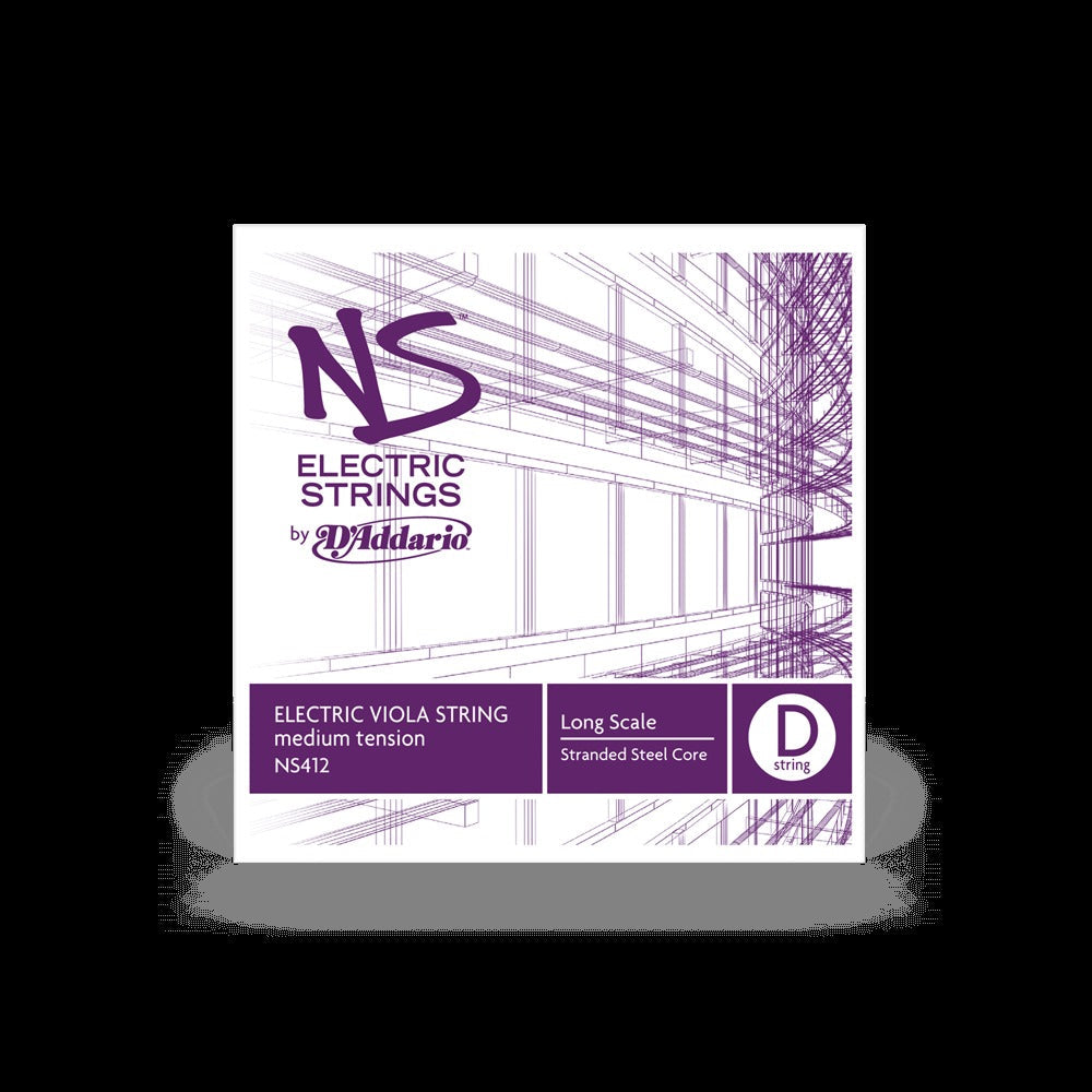 NS Electric Viola String Set, Long Scale, Medium Tension