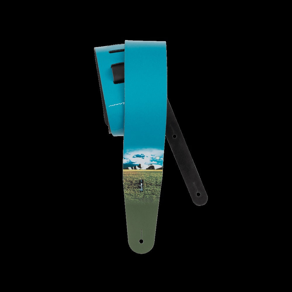 John Lennon Mind Games Printed Leather Guitar Strap