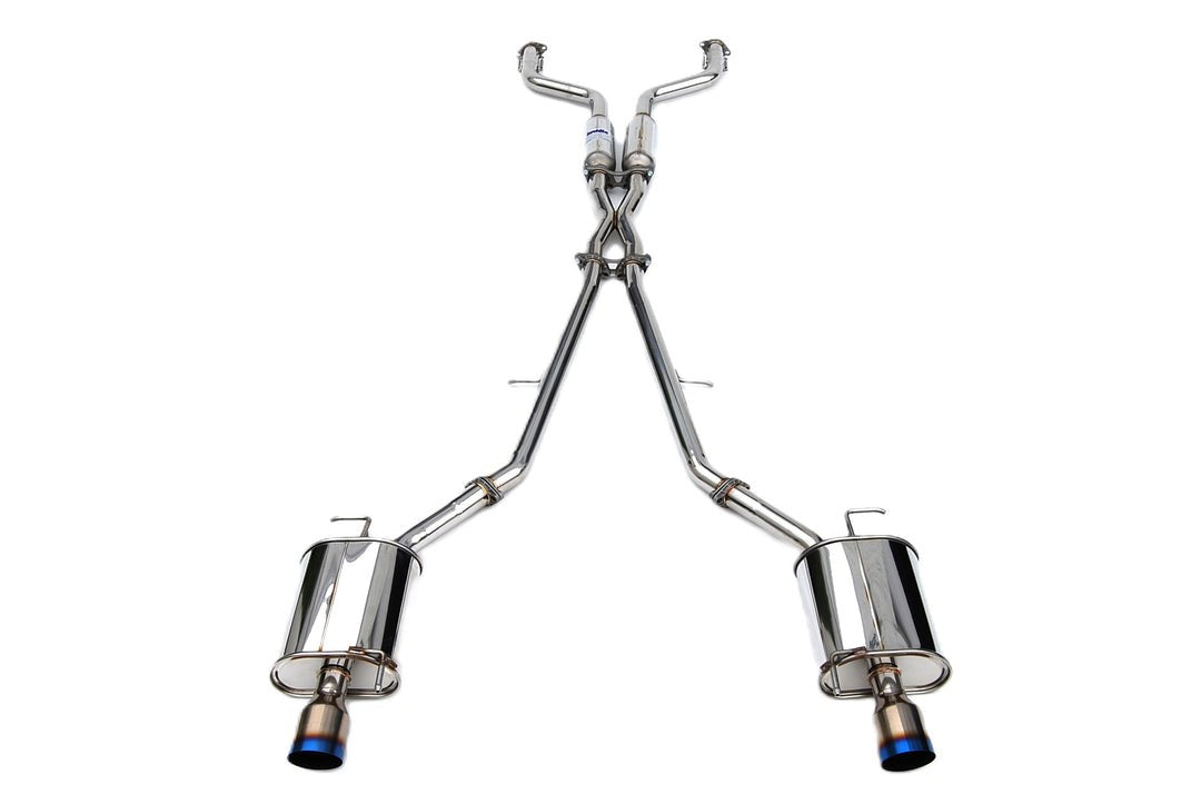 Invidia Q300 Catback Exhaust w/Single Layer Titanium Tips | 2007-Up Infiniti G35/G37 Sedan (HS07IG4G3T)