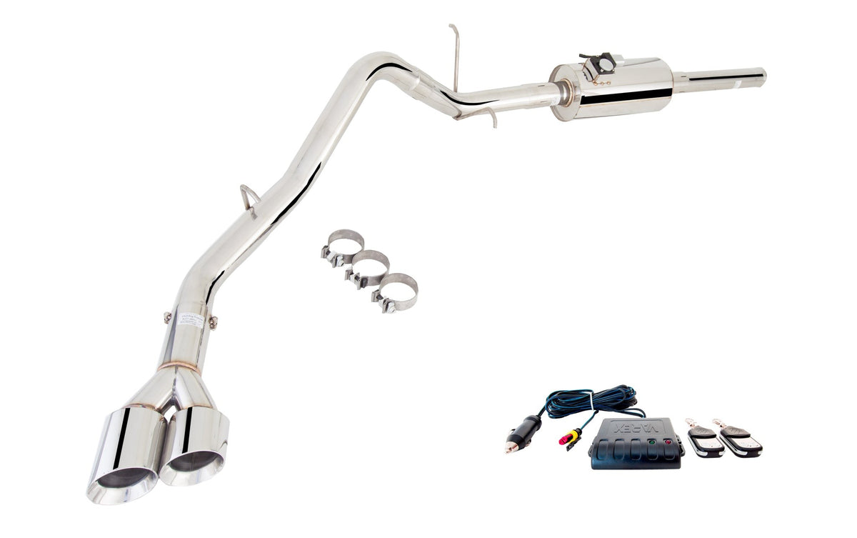 XForce 3" Stainless Steel Cat-Back System w/ Varex | 2007 -2014 GMC 1500 5.3L V8 Regular Cab (ES-GM2007-VMK-CBS)