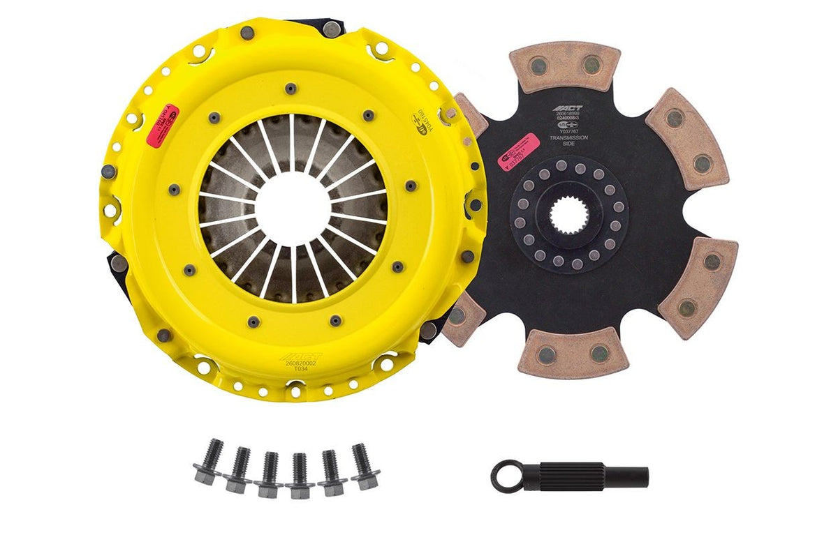 ACT Heavy Duty Race Rigid 6-Pad Clutch Kit | 23-26 Toyota GR Corolla & 21-26 Toyota GR Yaris (TC9-HDR6)