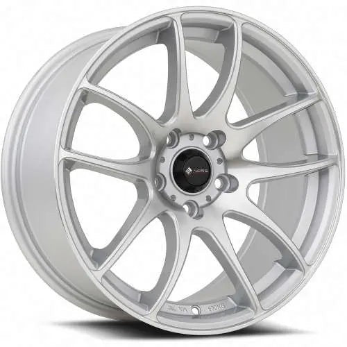 Vors Wheels TR4 Silver w/ Machined Spoke Faces 18x9.5 | 5x115 (TR04189551435SF-515)