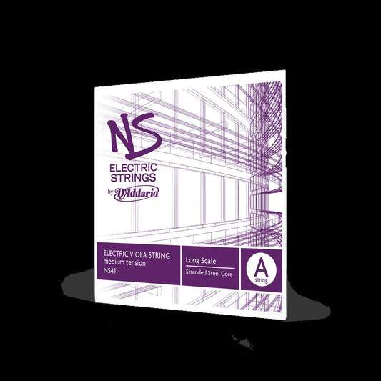 NS Electric Viola String Set, Long Scale, Medium Tension