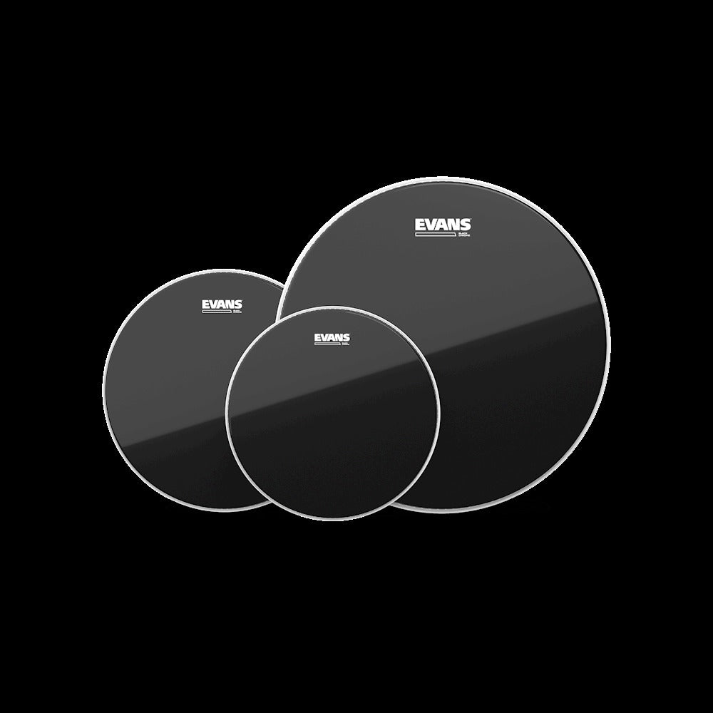 Black Chrome Tom Batter Drumhead