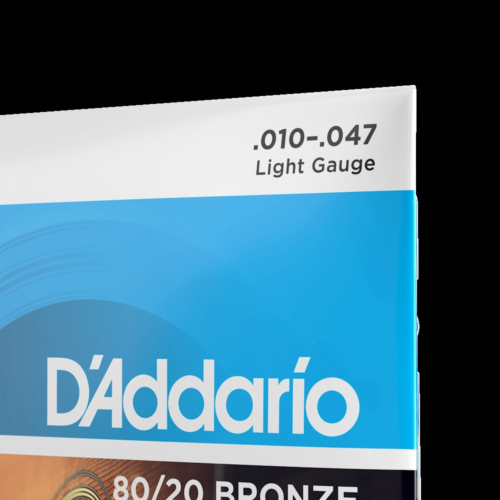 10-47 Light 12-String, 80/20 Bronze Acoustic Guitar Strings