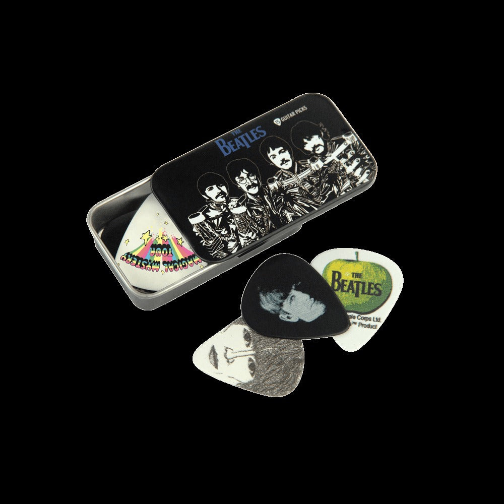Pick Tins with Assorted Beatles Picks