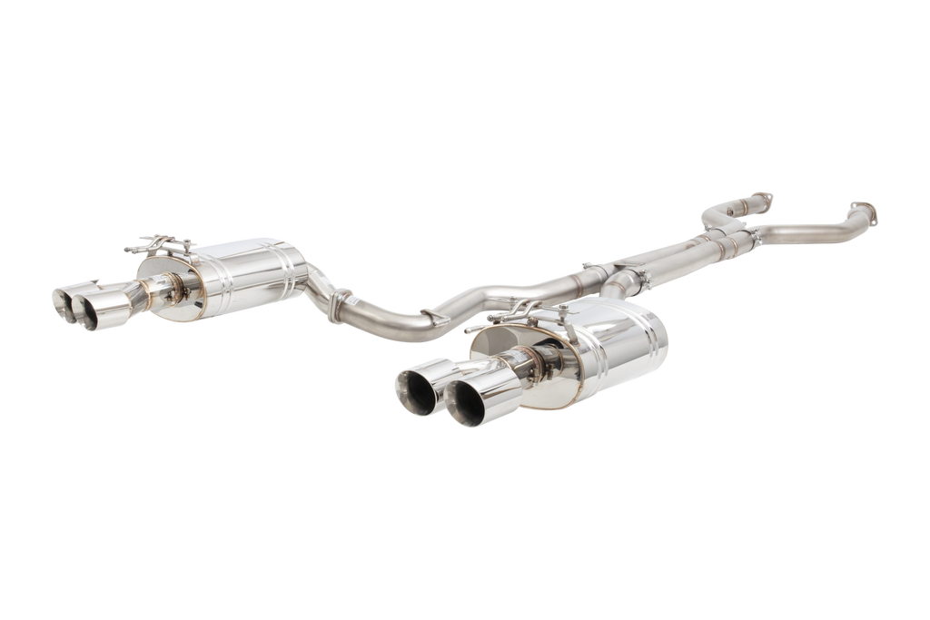XForce Stainless Steel Twin 3" System w/ Straight Pipe Centre | 2013-2017 Chevy SS (ESVF74CS)