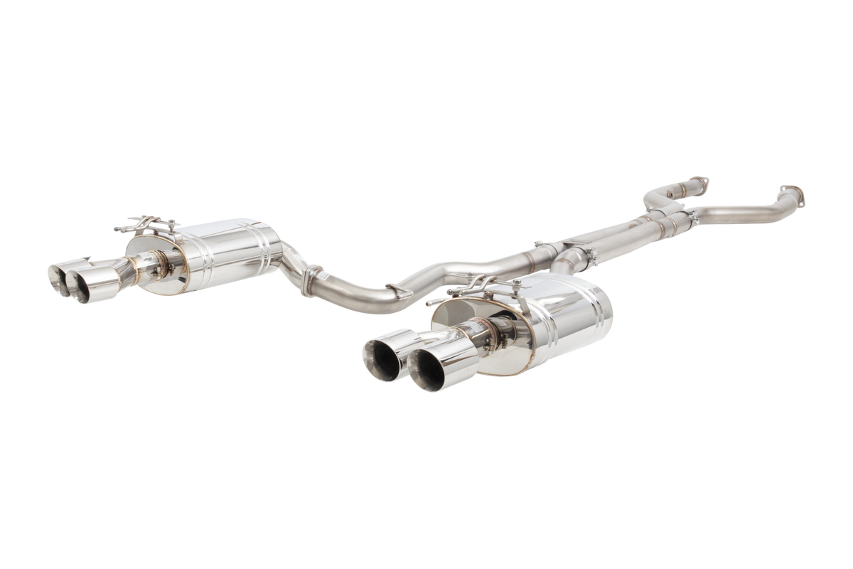 XForce Stainless Steel Twin 3" System w/ Straight Pipe Centre | 2013-2017 Chevy SS (ESVF74CS)