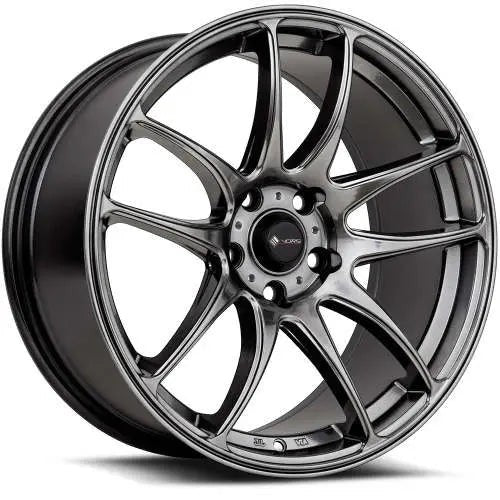Vors Wheels TR7 Gunmetal w/ Machined Lip 15x8 | 4x100/4x114.3 (TR0715808H0GM)