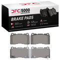 DFC 5000 Advanced Low Metallic Front Brake Pads | 2008-2015 Mitsubishi Evo X (1553-1001-00)
