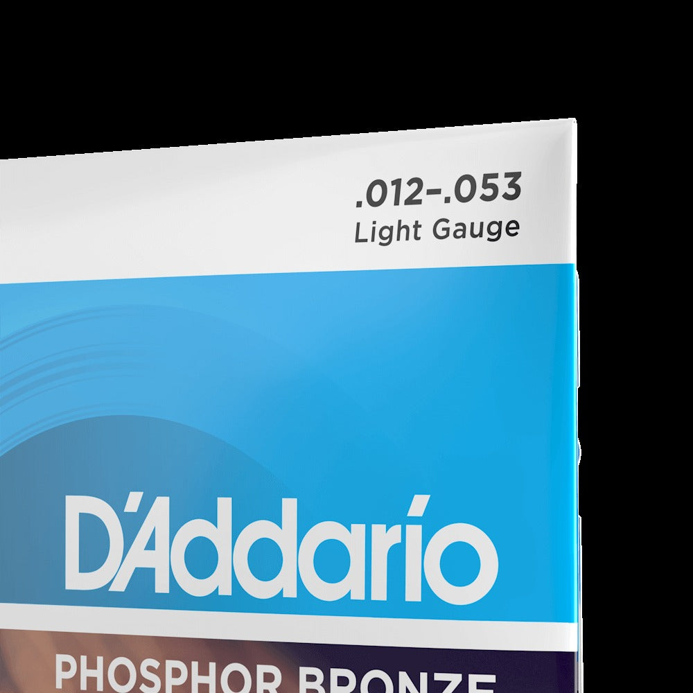 12-53 Light, Phosphor Bronze Acoustic Guitar Strings