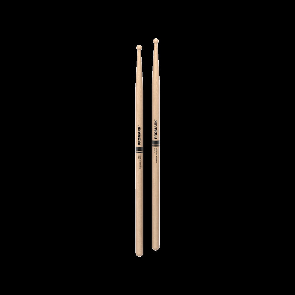 Finesse 5B Long Maple Drumstick, Small Round Wood Tip