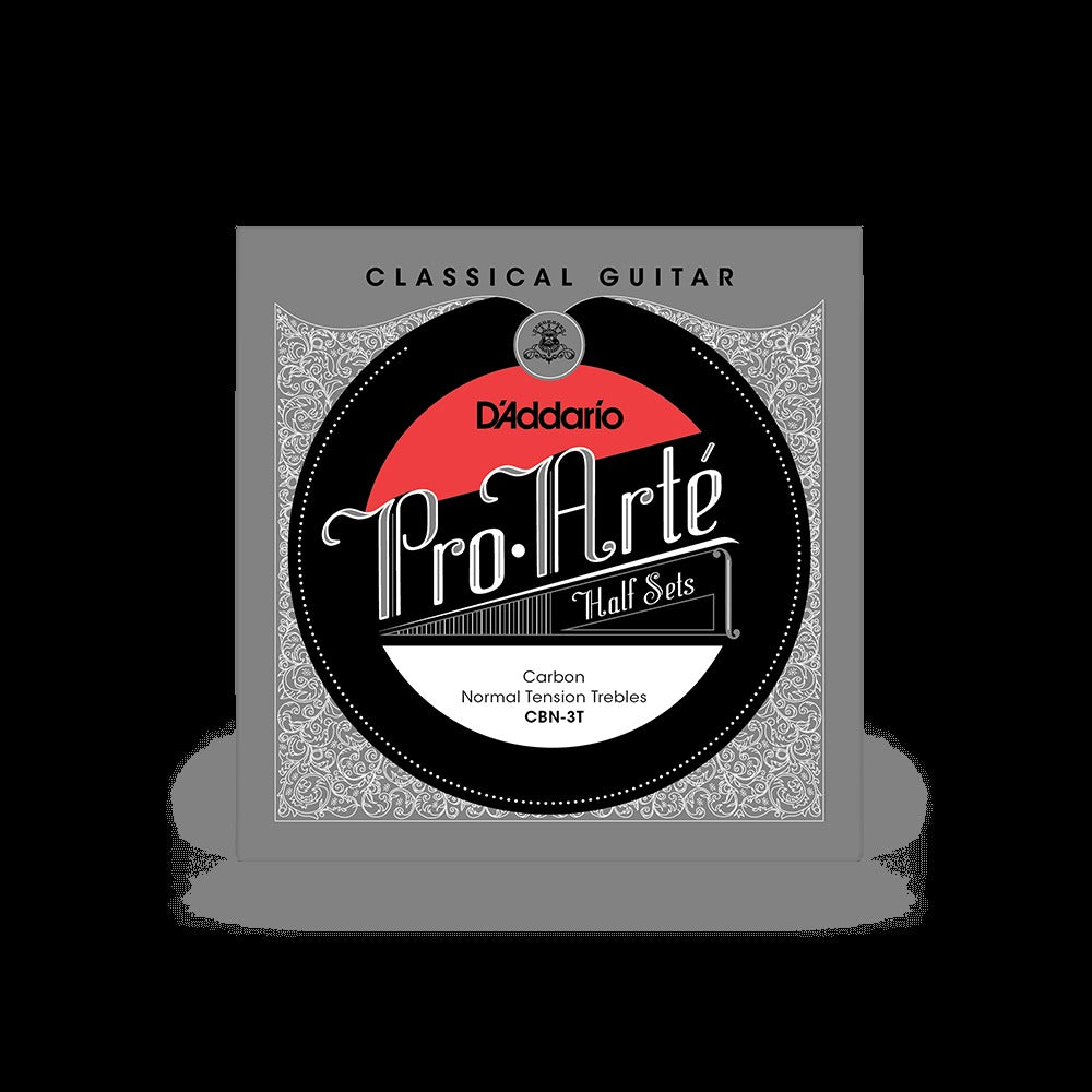 Treble Half Set, Pro-Arté Carbon Classical Guitar Strings