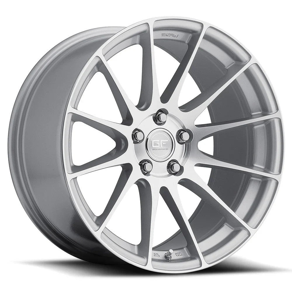 MRR Wheels GF6 Silver w/ Machined Spoke Faces 19x9.5 | 5x120 (GF0619955xx15S-52020)