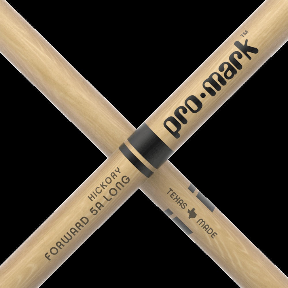 Classic Forward 5A Long Hickory Drumstick, Oval Wood Tip
