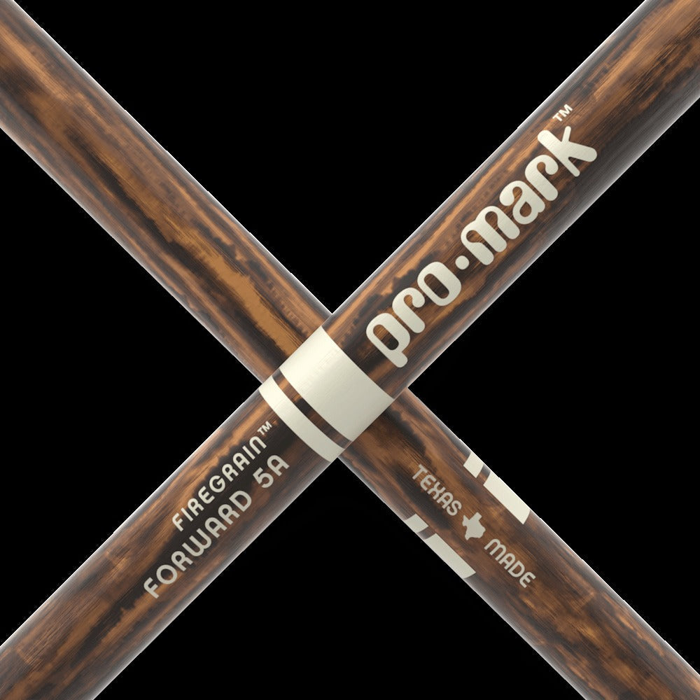 Classic Forward 5A FireGrain Hickory Drumstick, Oval Wood Tip