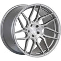 Rohana Wheels RFX7 Titanium Silver w/ Machined Brushed Spoke Faces 20x12 | 5x120 (RFX720125120BT45R)