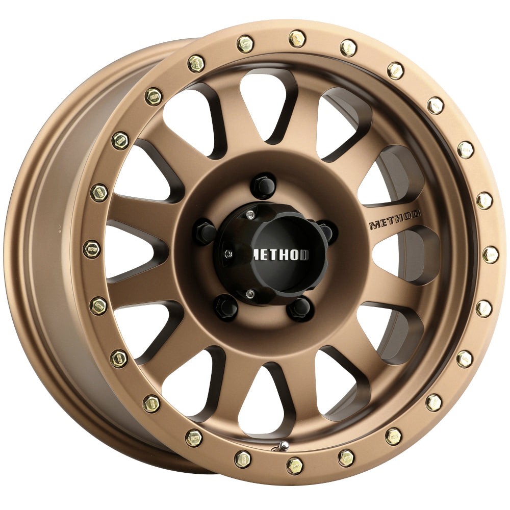 Method Race Wheels Double Standard Method Bronze w/ Simulated Beadlock 15x8 | 5x114.3 (MR30458012924N)