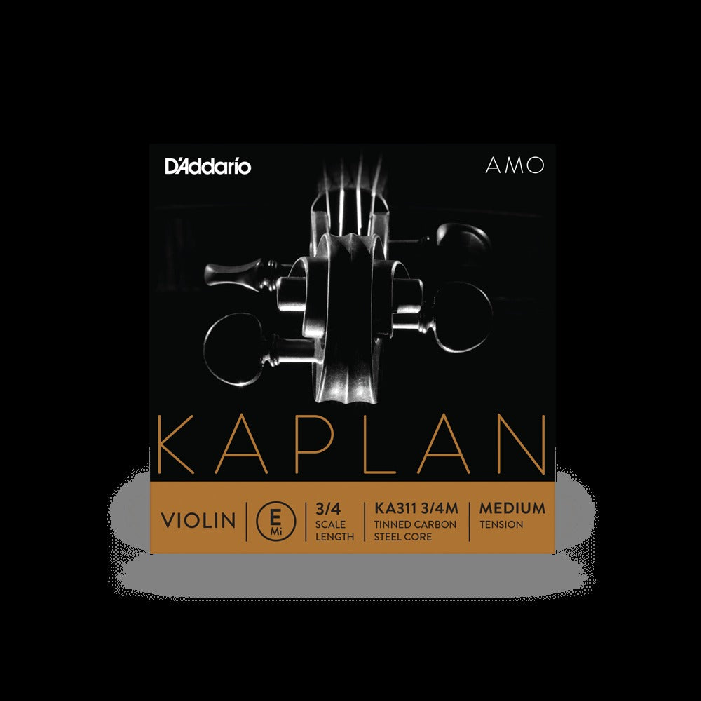 Kaplan Amo Violin String Set, 3/4 Scale, Medium Tension
