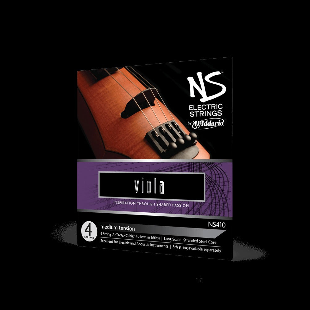 NS Electric Viola String Set, Long Scale, Medium Tension