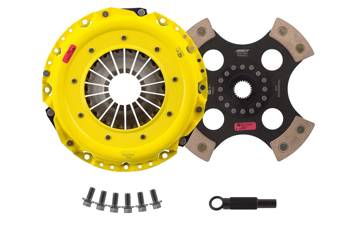 ACT Heavy Duty Race Rigid 4-Pad Clutch Kit | 23-26 Toyota GR Corolla & 21-26 Toyota GR Yaris (TC9-HDR4)