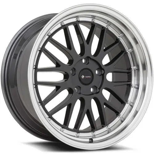 Vors Wheels VR8 Hyperblack w/ Machined Lip 19x9.5 | 5x114.3 (VR08199551422HB)