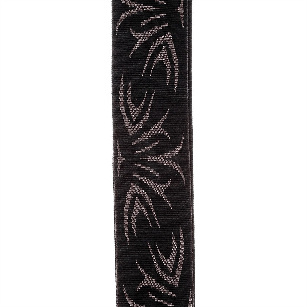Woven Guitar Strap, Black/Grey Tattoo