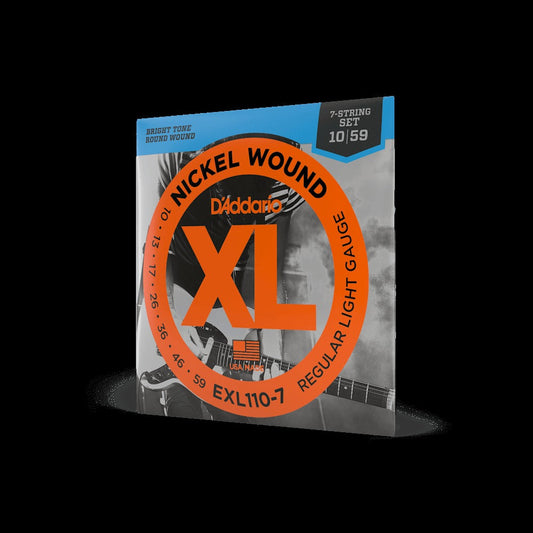 10-59 Regular Light 7-String, XL Nickel Electric Guitar Strings