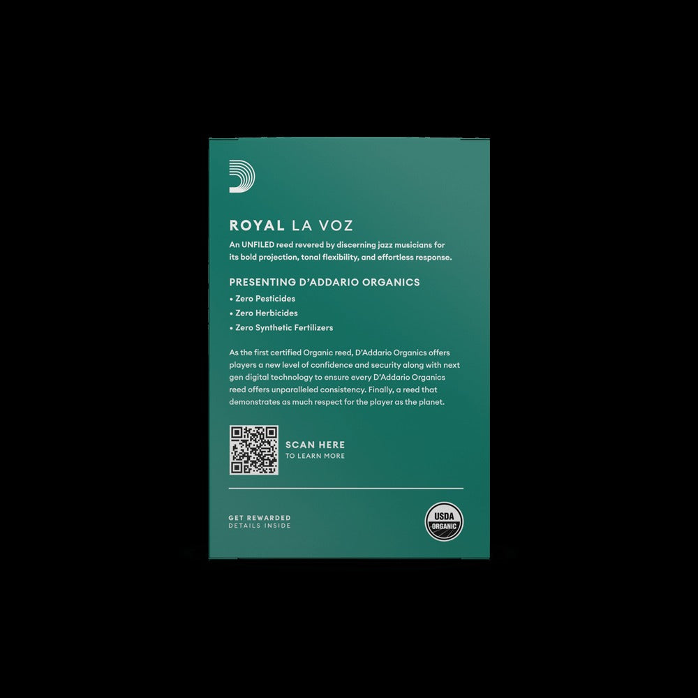Royal La Voz Organic Bb Clarinet Reeds