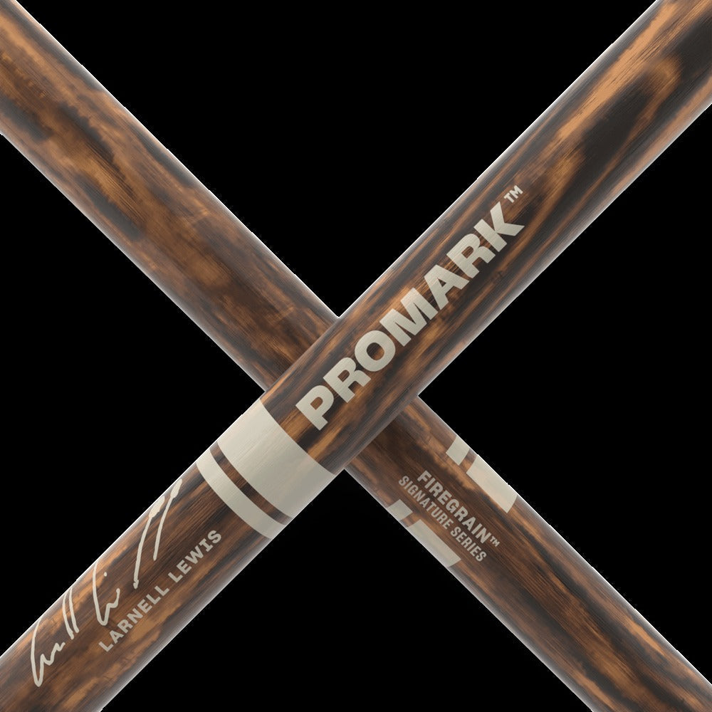 Larnell Lewis Signature FireGrain Hickory Drumstick, Wood Tip