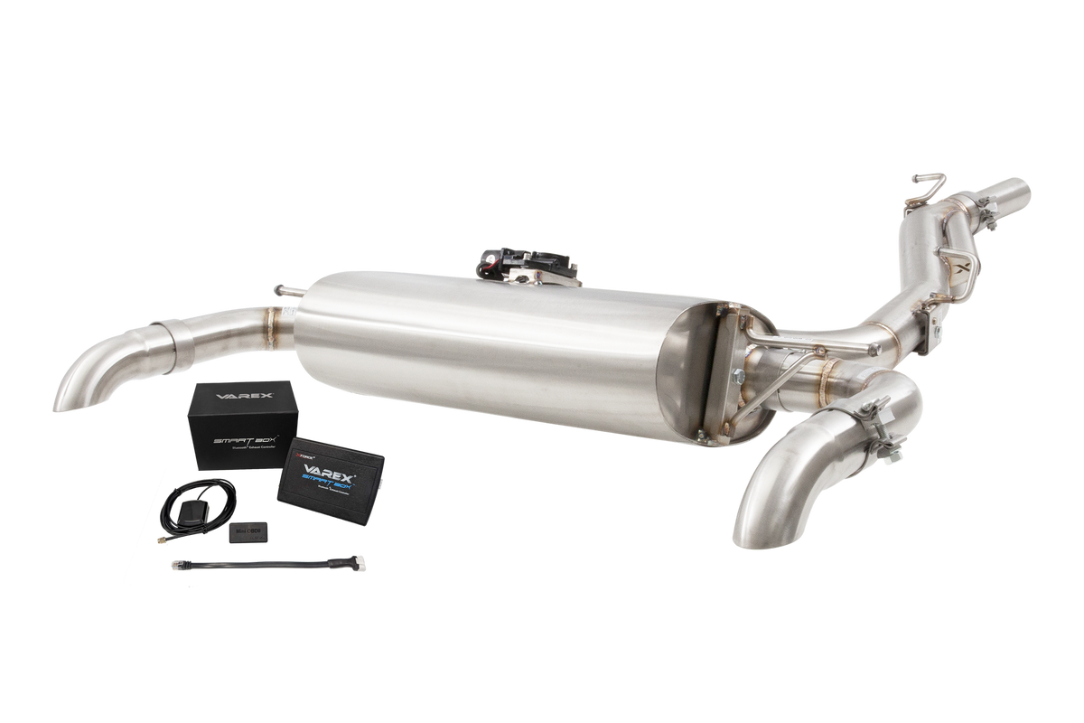 XForce Varex Valved Cat-Back Exhaust System w/ Smartbox | 2015-2017 Volkswagen Tiguan R-Line (4Motion) SUV (ESVTRL16VKSB)